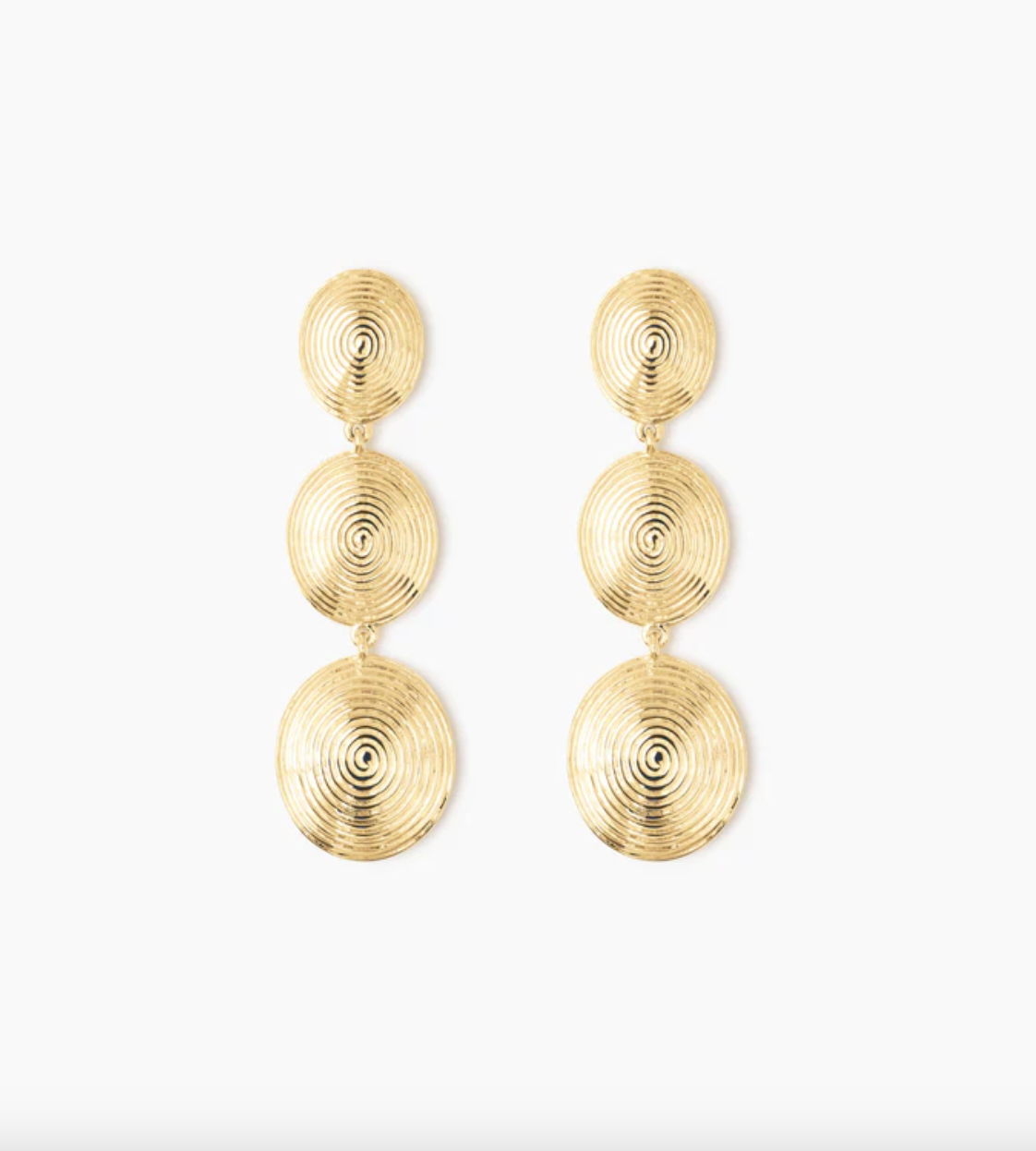THE RUBY EARRINGS GOLD