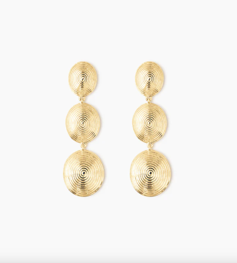 THE RUBY EARRINGS GOLD