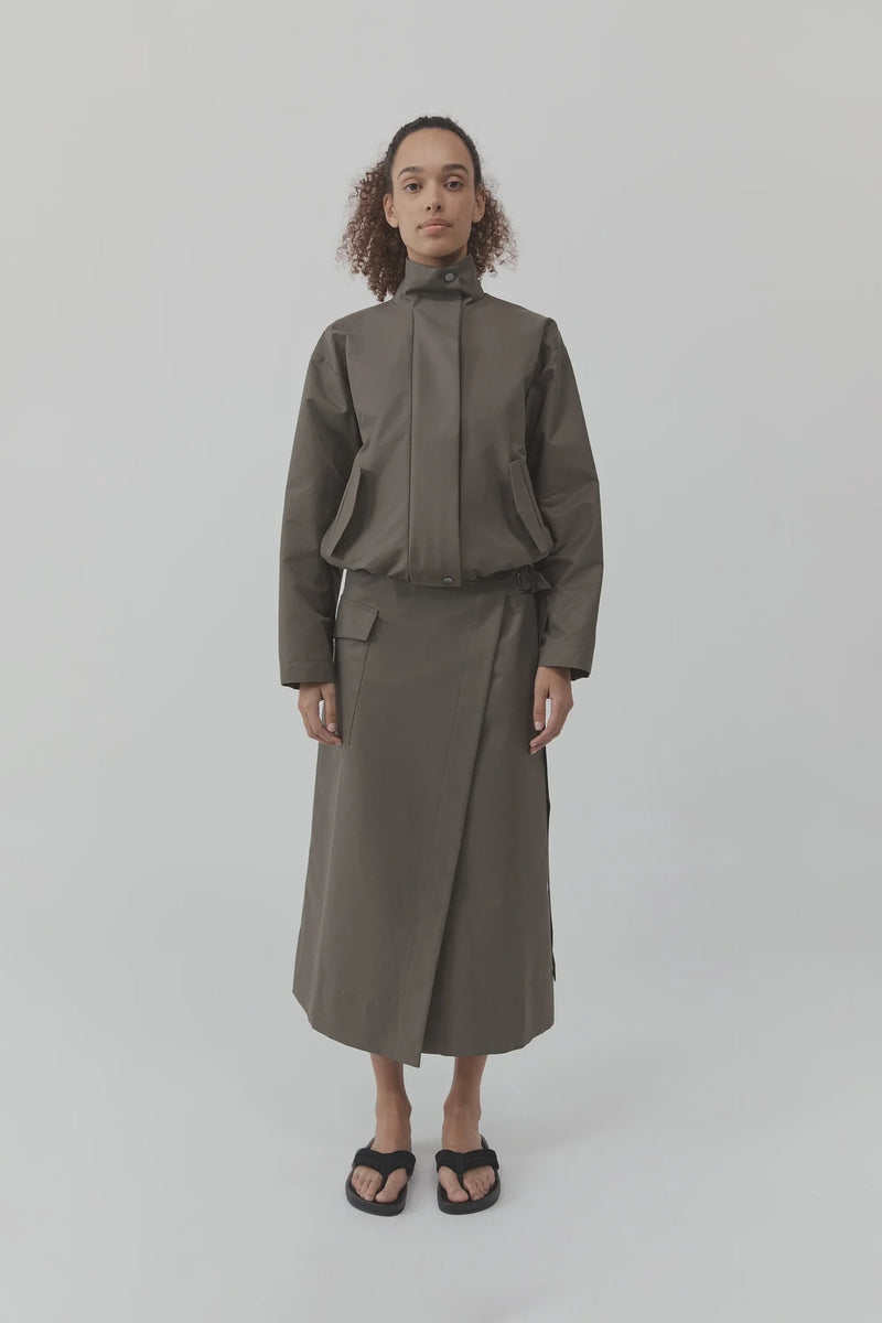 UTILITY WRAP SKIRT KALAMATA