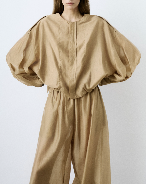 DIANA SHIRT MUSLIN NUDE