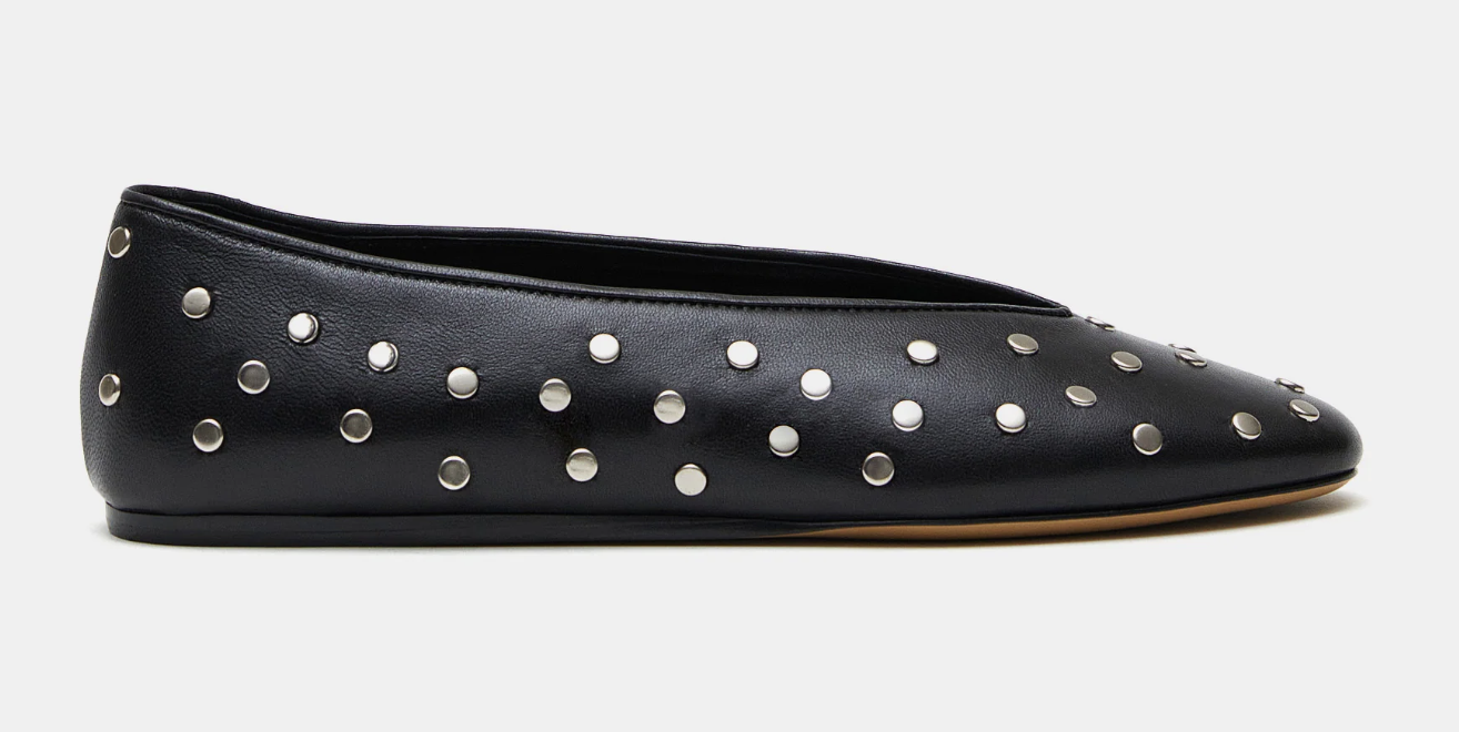 REGENCY SLIPPER - BLK STUD