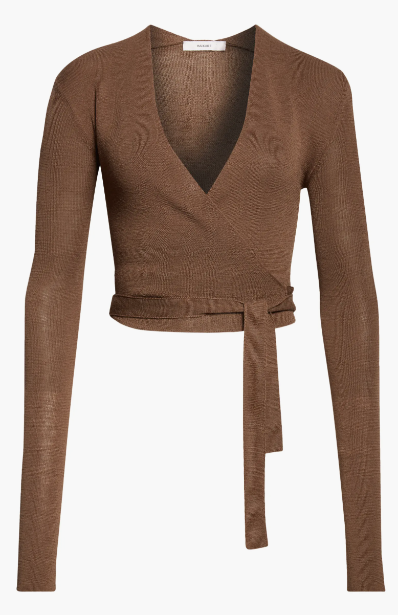CARLA WRAP SHIRT
