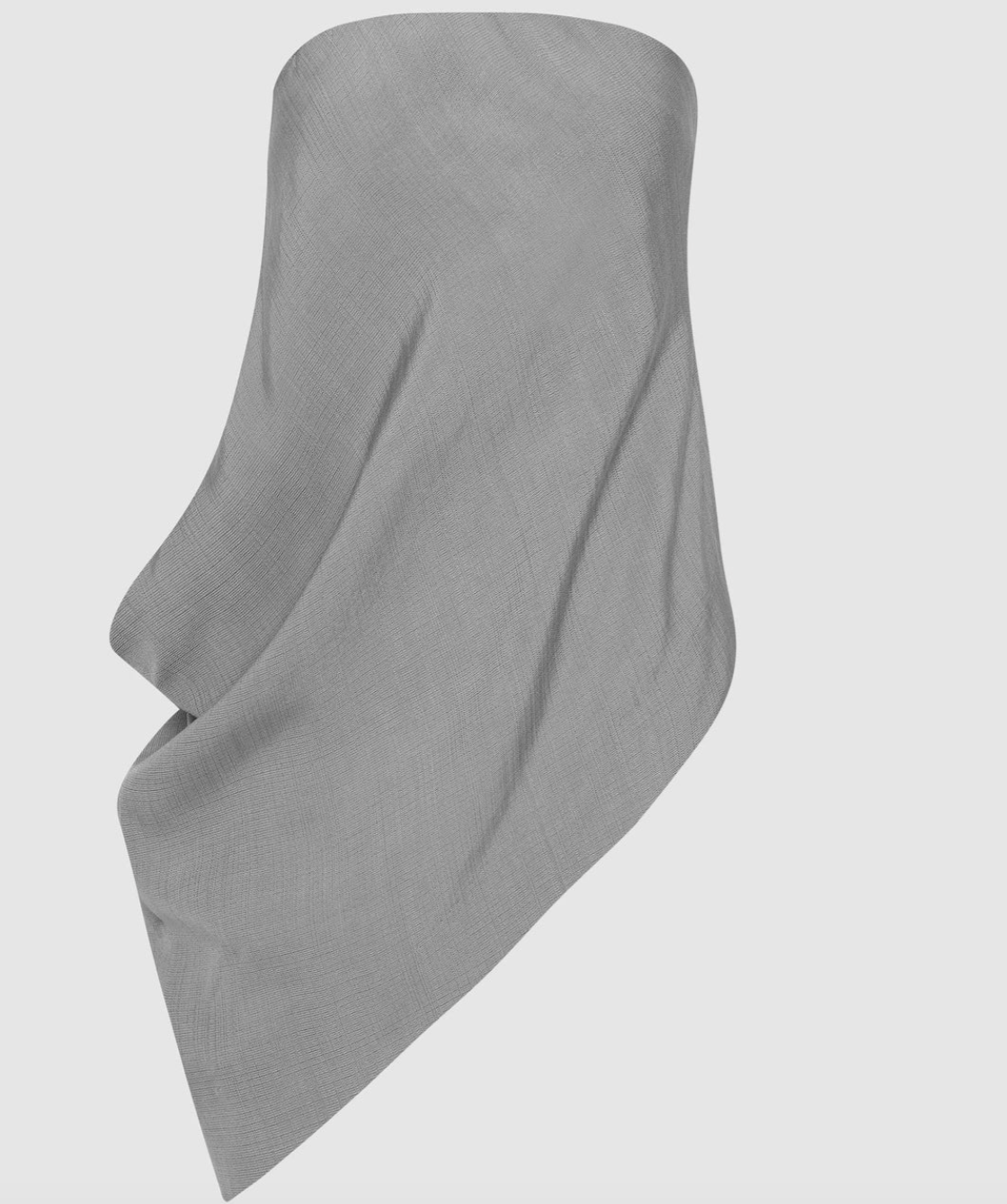 MIST STRAPLESS ASYMM TOP