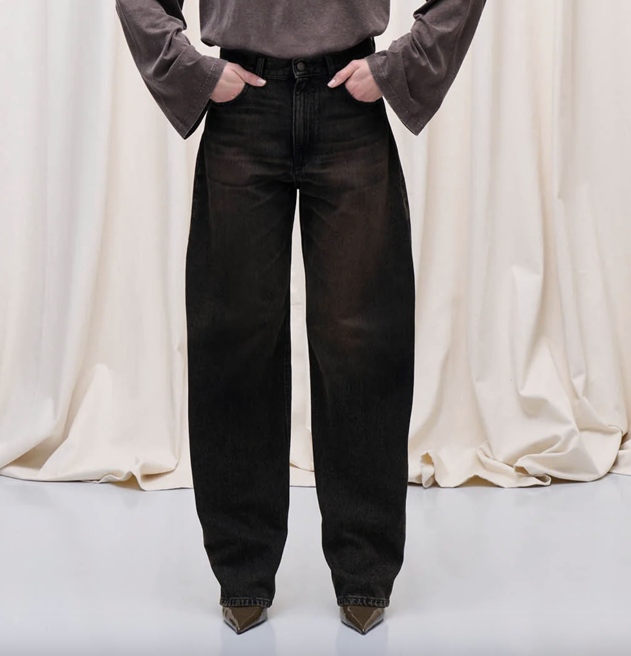 BIBI SHORT BROWN BLACK