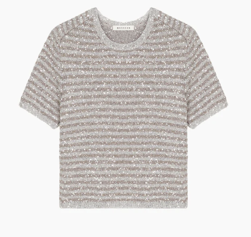 MARMOLS SEQUIN TEE