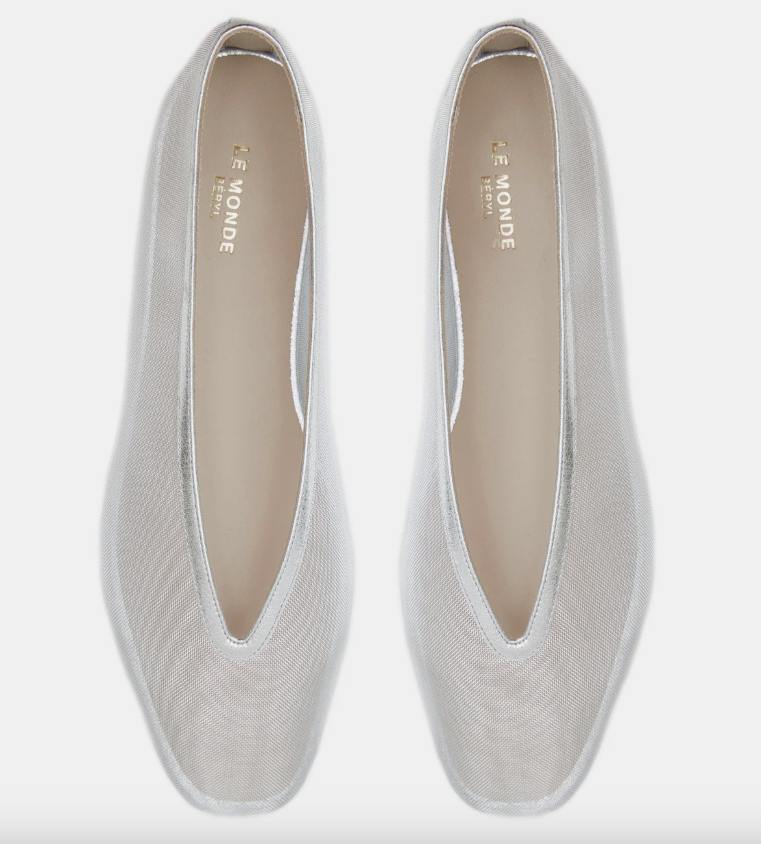 LUNA SLIPPER MESH SILVER