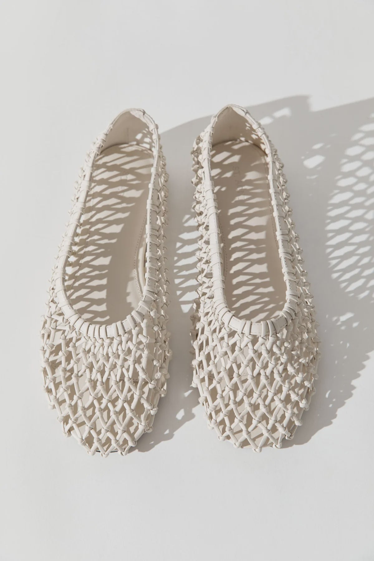 WOVEN BALLERINA FLATS