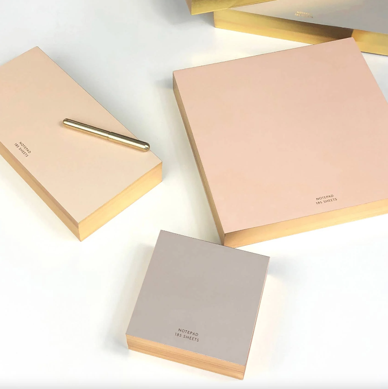 COLOR PADS WITH GILDED EDGE