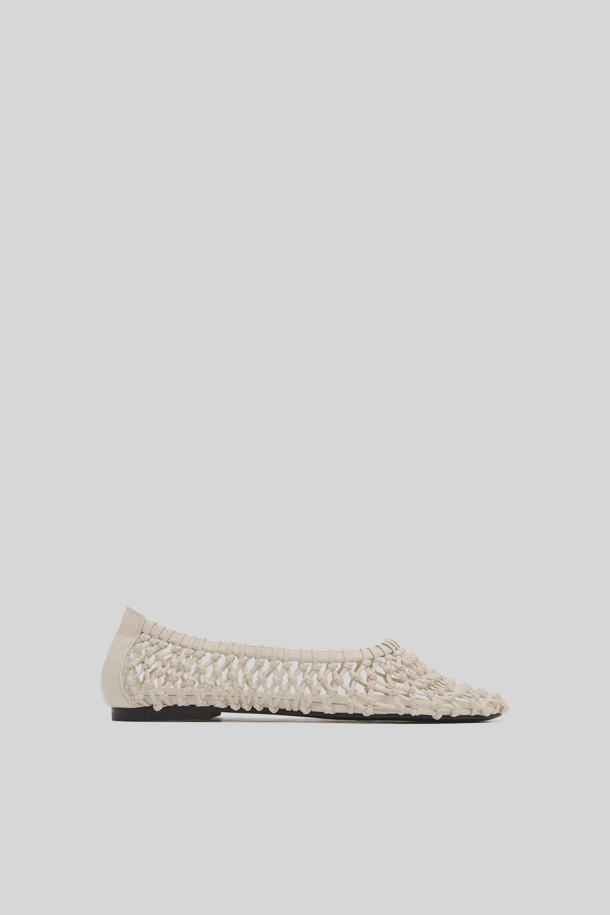 WOVEN BALLERINA FLATS