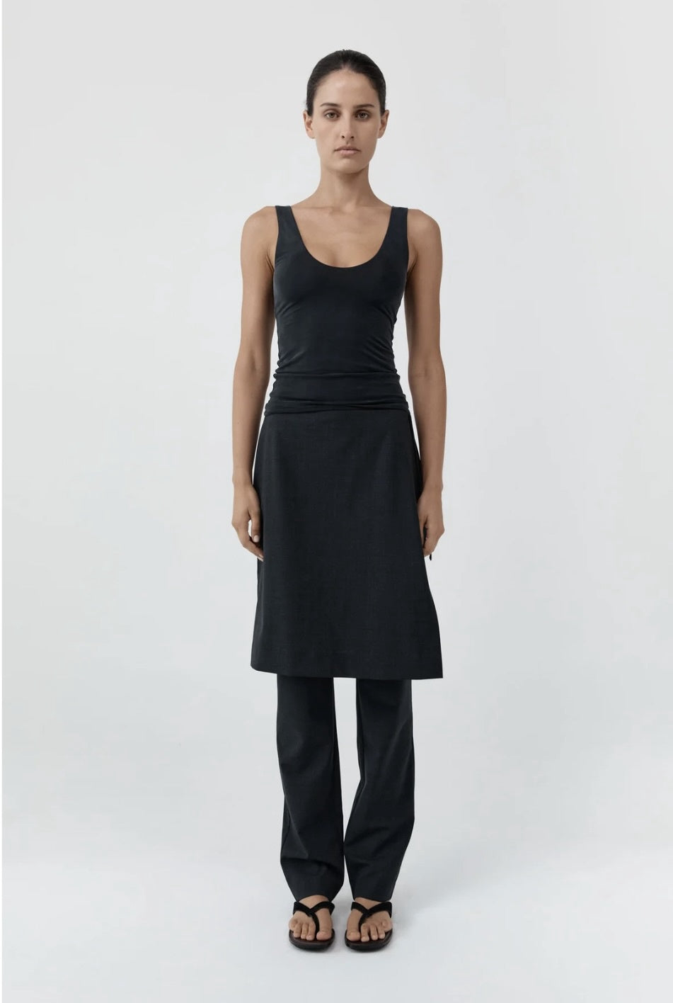 WOOL SARONG PANT