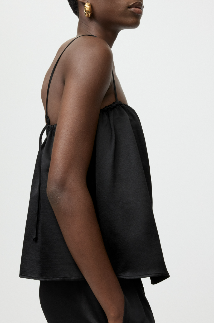 SILK SINGLET BLACK