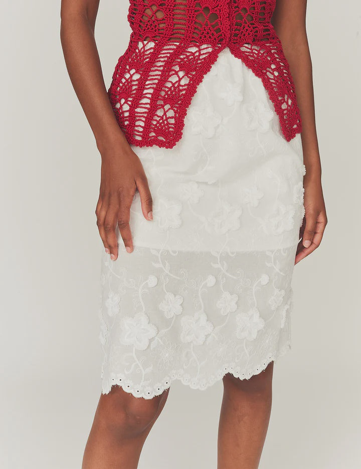 FLEUR SLIP SKIRT