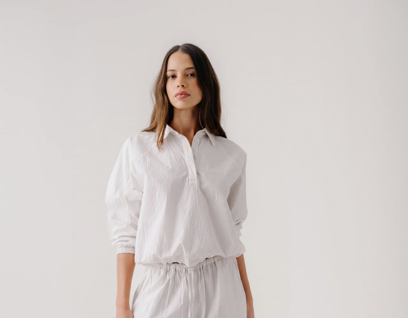 TALA CINCHED ANORAK BLACK