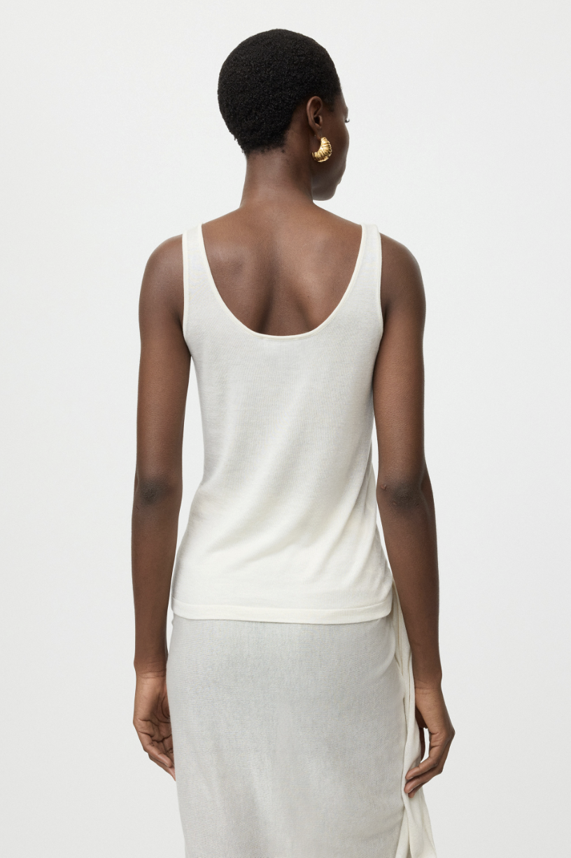 FEATHERLIGHT SINGLET WHITE