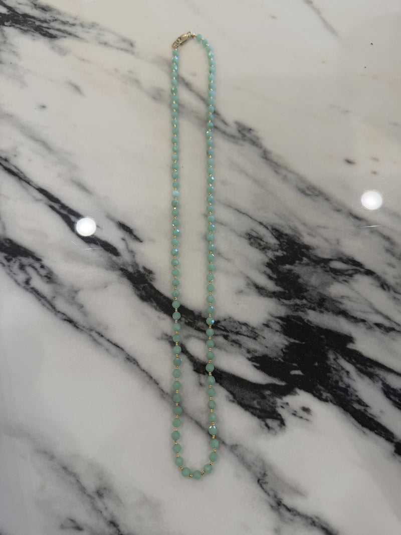 Chrysoprase Beaded Necklace