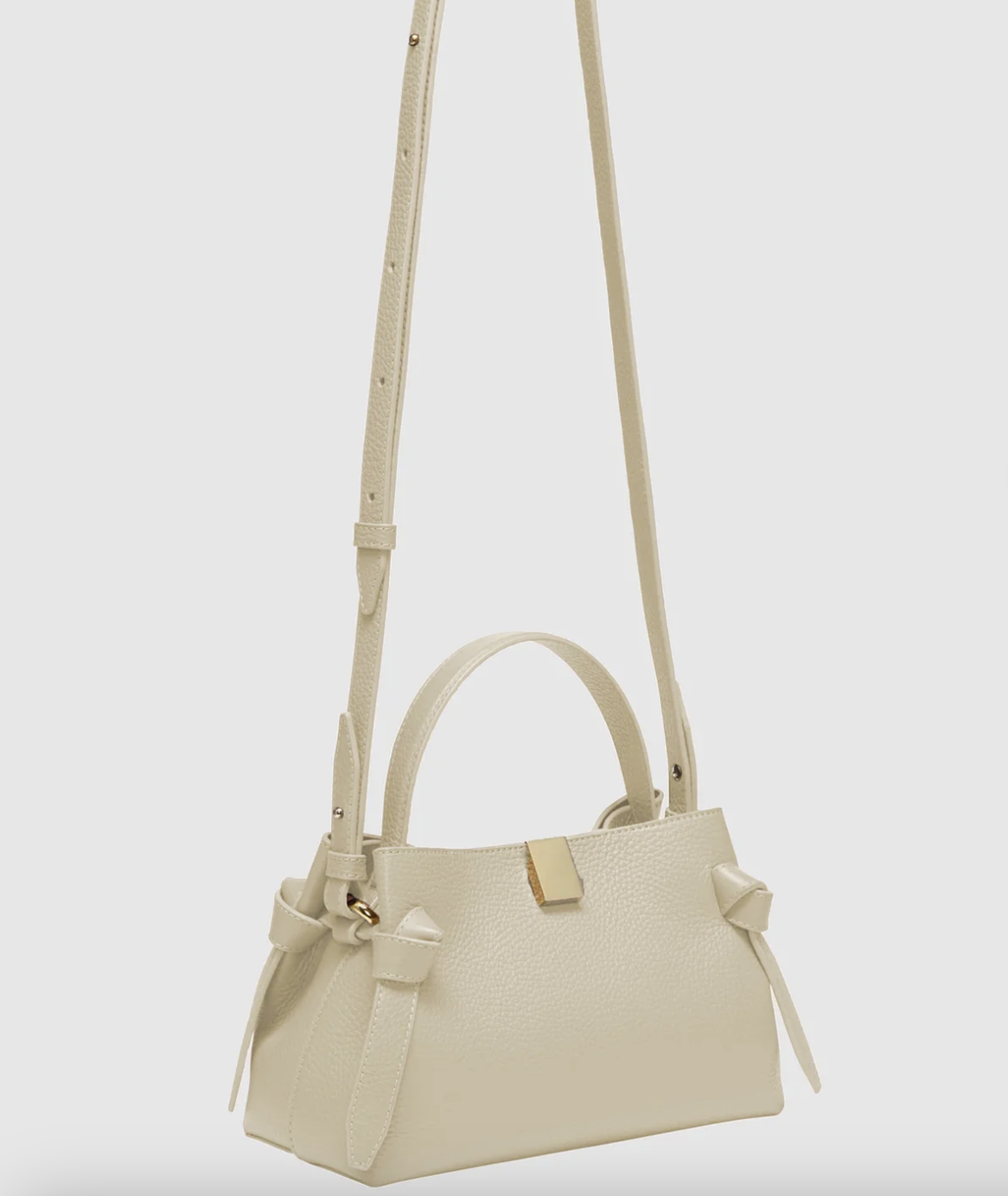 GYOZA MINI PEBBLE GRAIN LEATHER