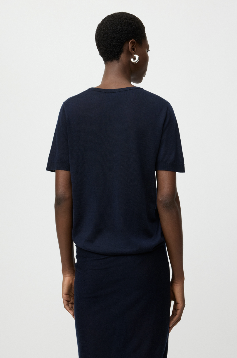 FEATHERLIGHT TEE NAVY