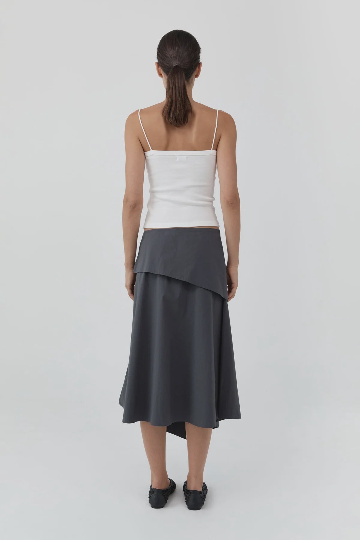 SQUARE NECK CAMI WHITE