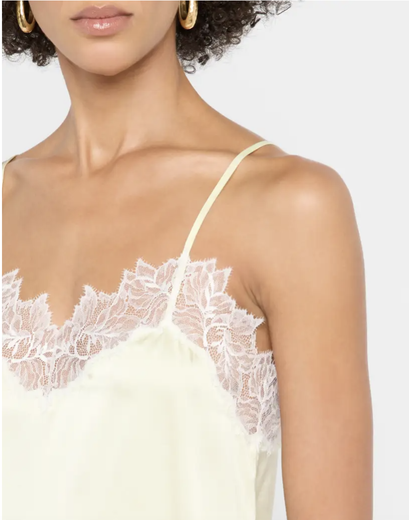 BOBBI LACE/SILK CAMI
