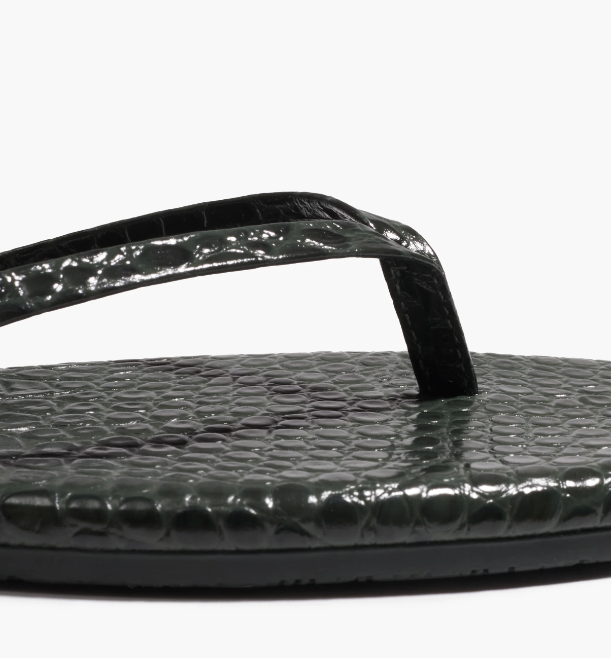 SQUARE LILY CROC EMERALD