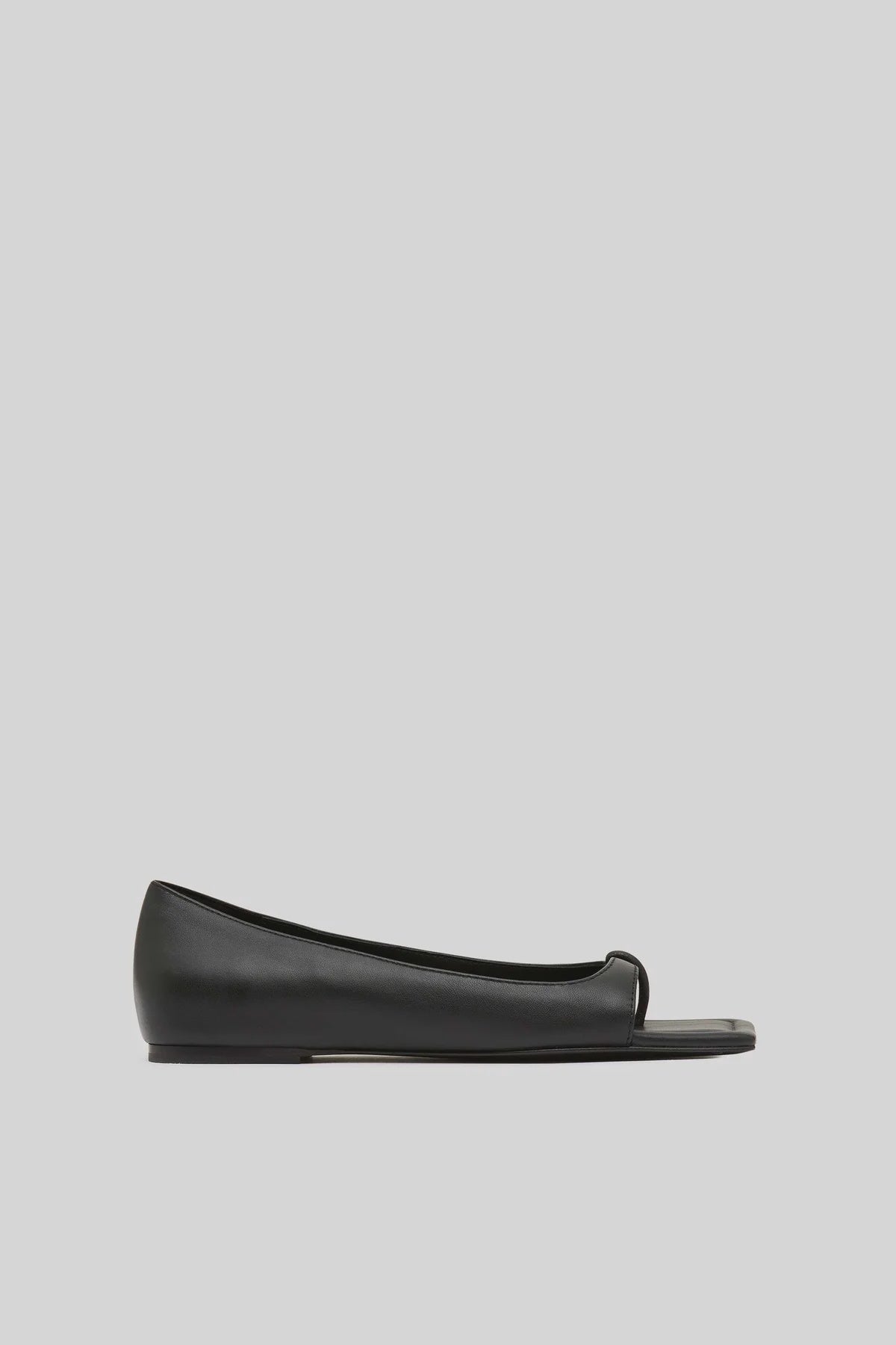 90S SQUARE TOE FLAT - BLACK