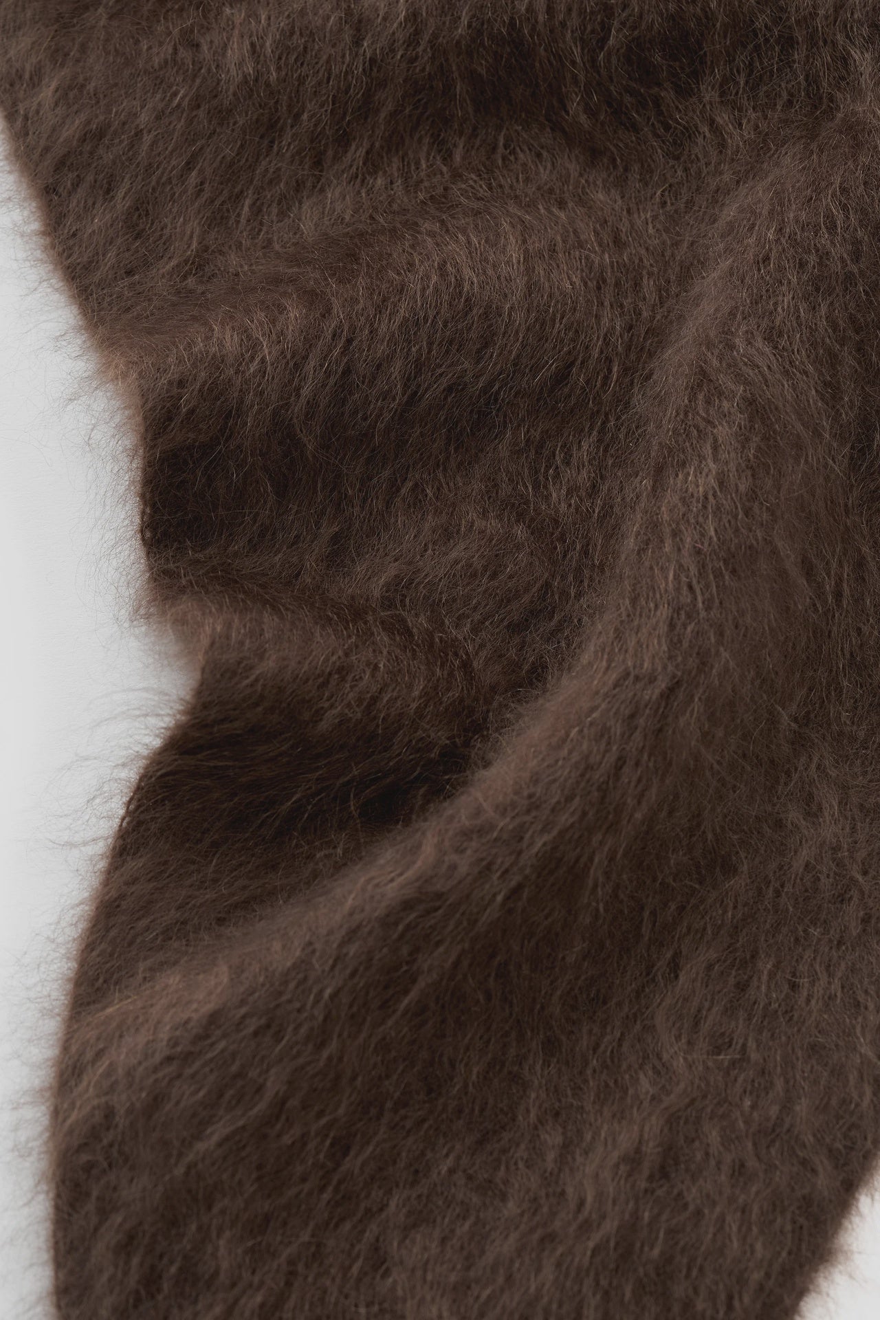 BRUSHED SCARF MOCHA
