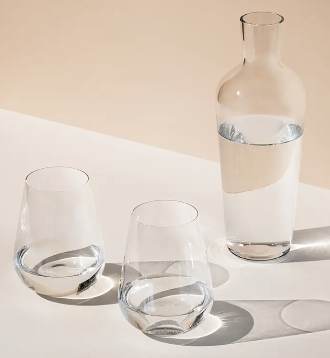 JR Stemless Wine/Water Set of 6