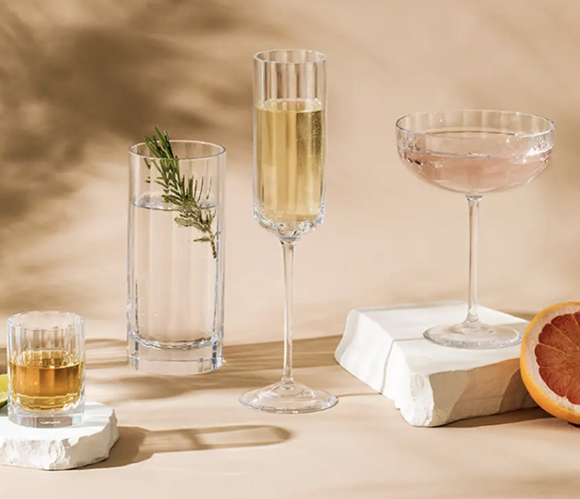 Fluted Champagne Flute