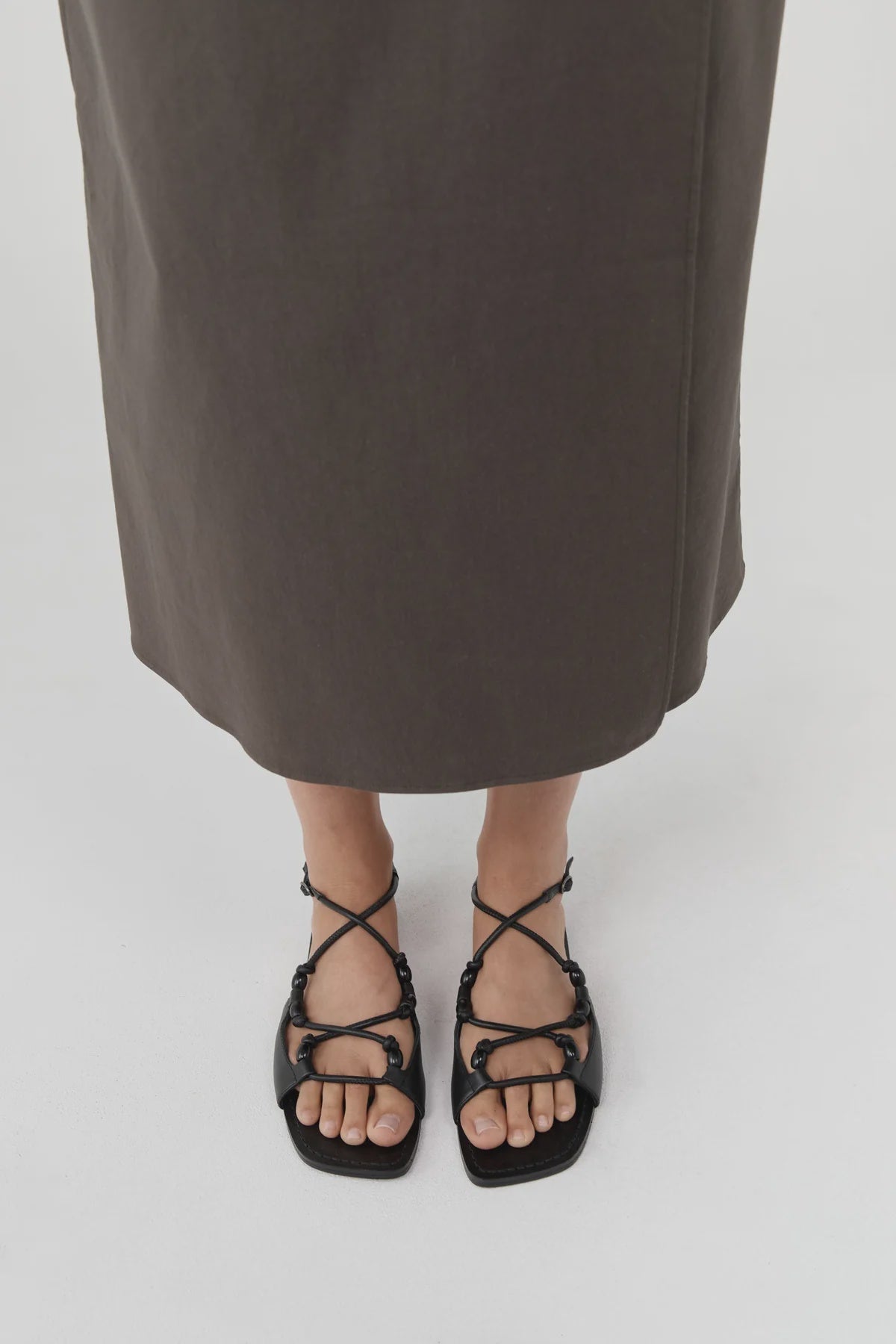 BEADED DETAIL SANDALS