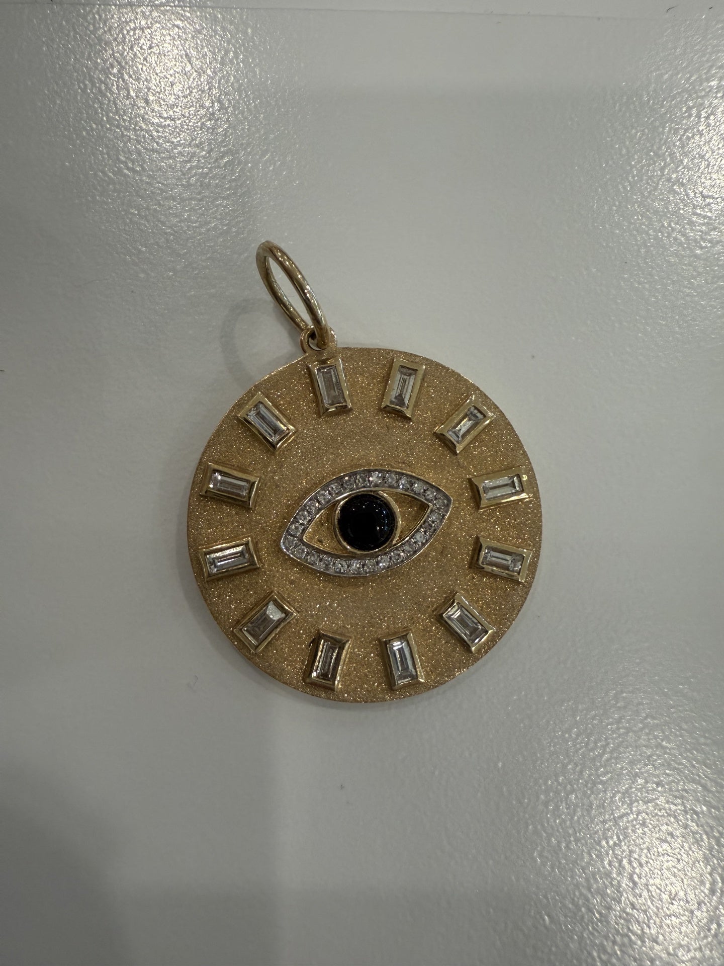 EVIL EYE DIAL w/ ONYX PENDANT