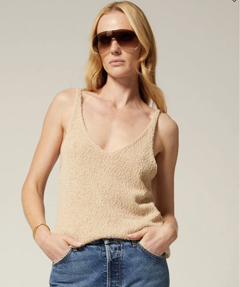 CAMILLE TANK TAUPE
