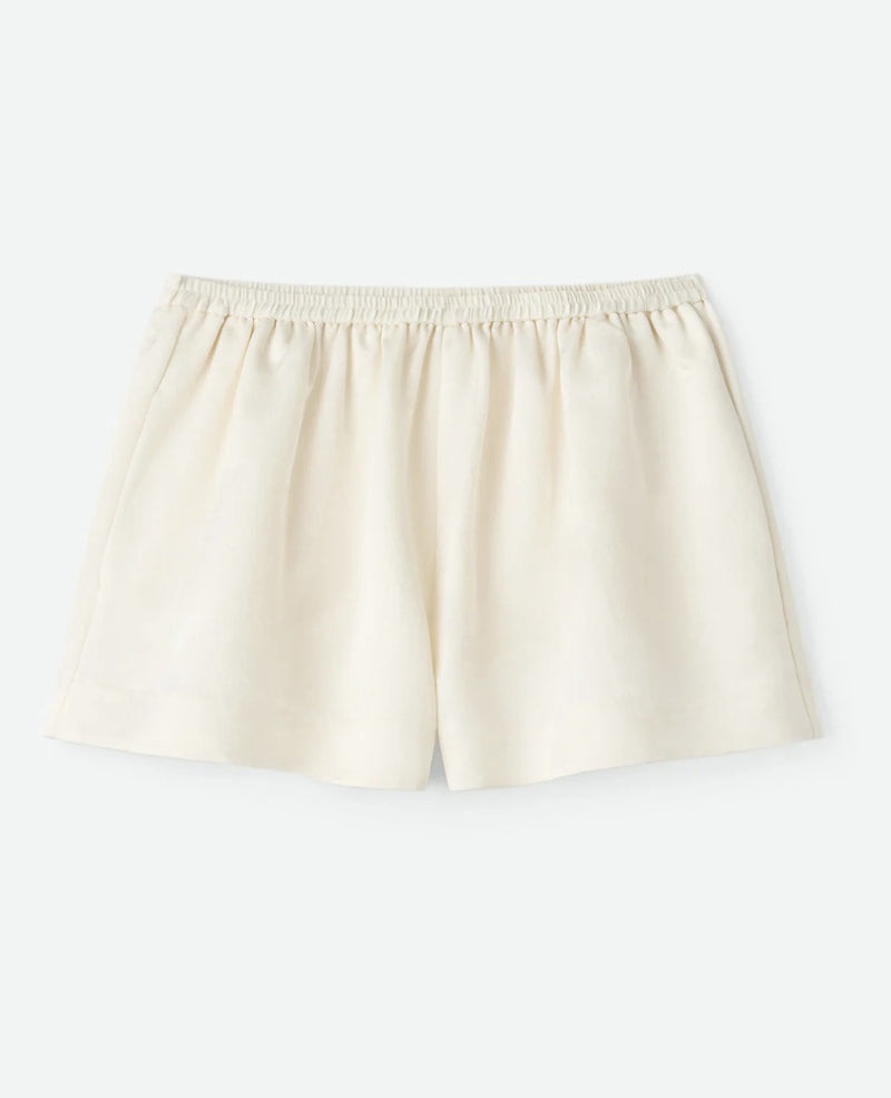 SILK SHORTS IVORY