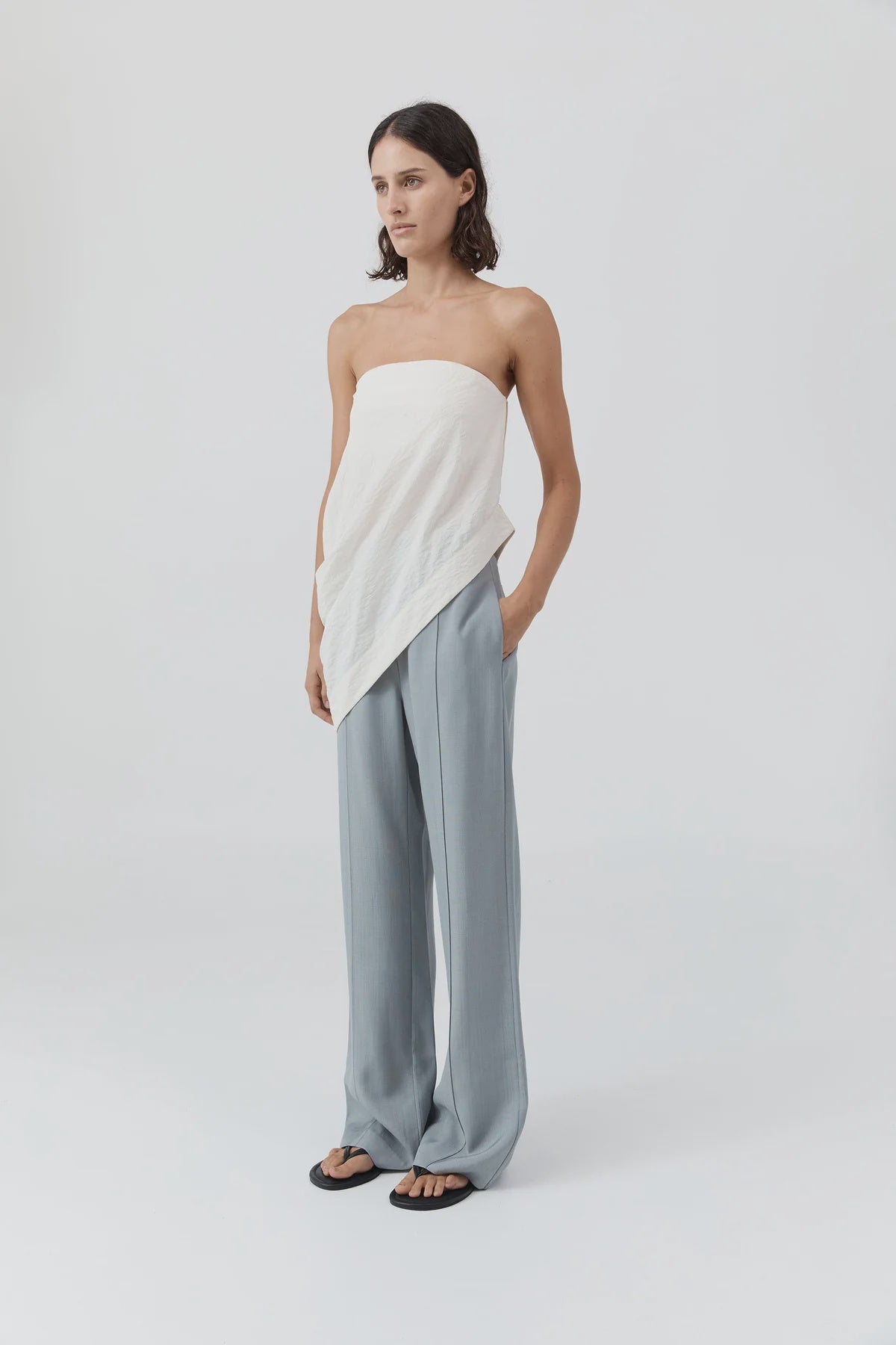 CLOUD ASYMM DRAPE TOP