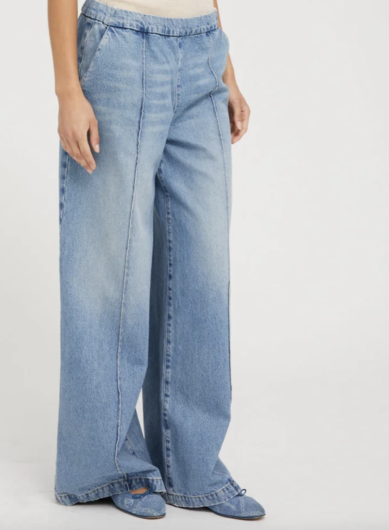 WIDE LEG PINTUCK