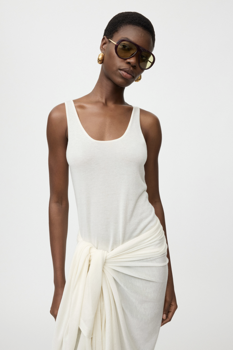 FEATHERLIGHT SINGLET WHITE