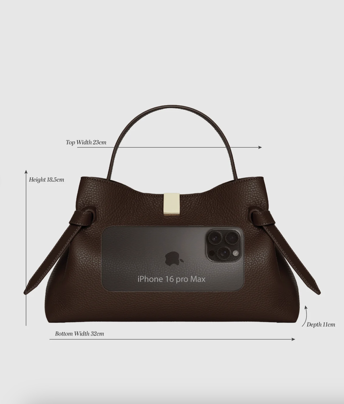 GYOZA PEBBLE GRAIN LEATHER