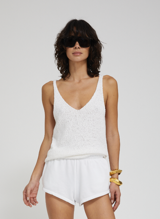 CAMILLE TANK WHITE