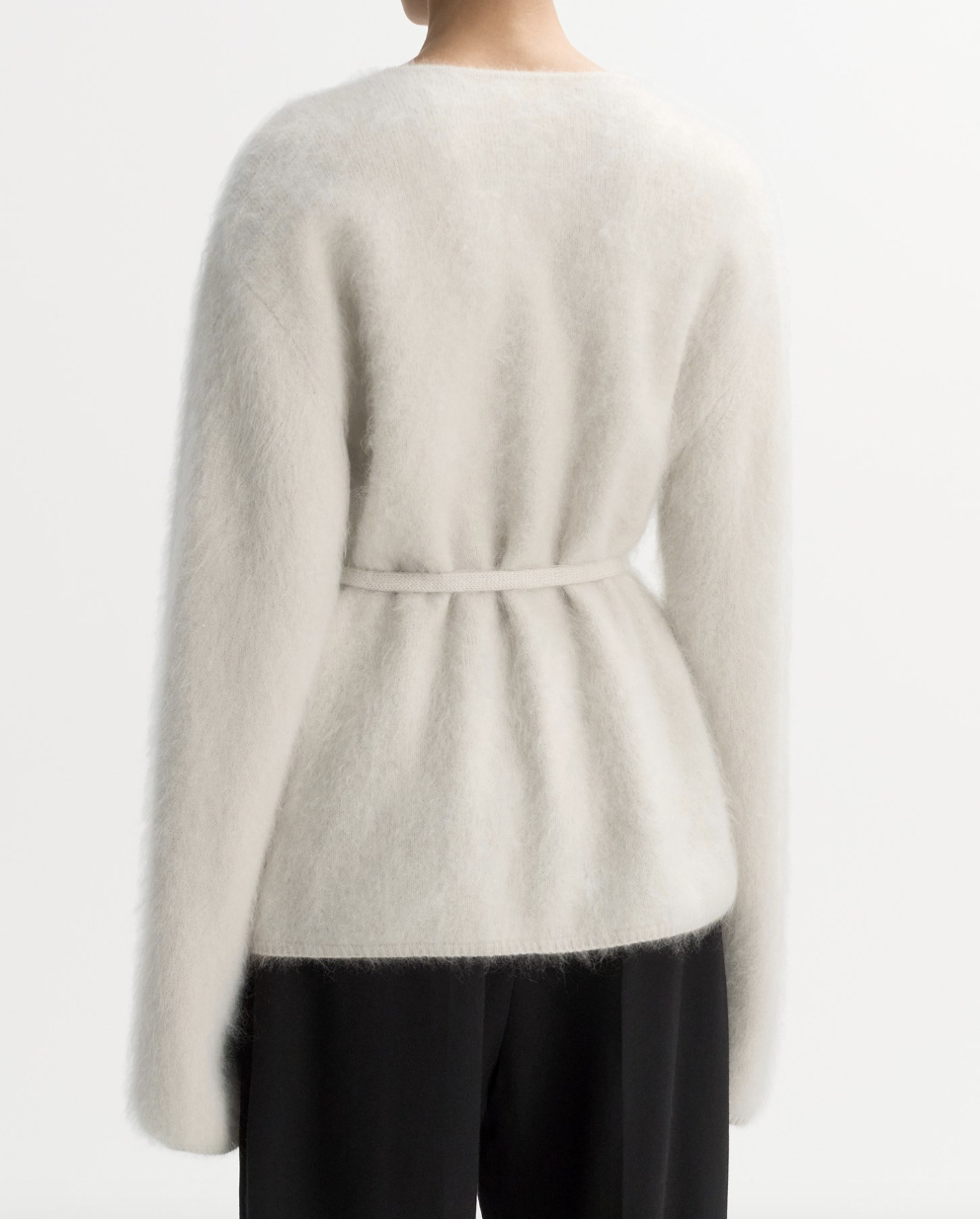 BRUSHED CASHMERE CARDIGAN