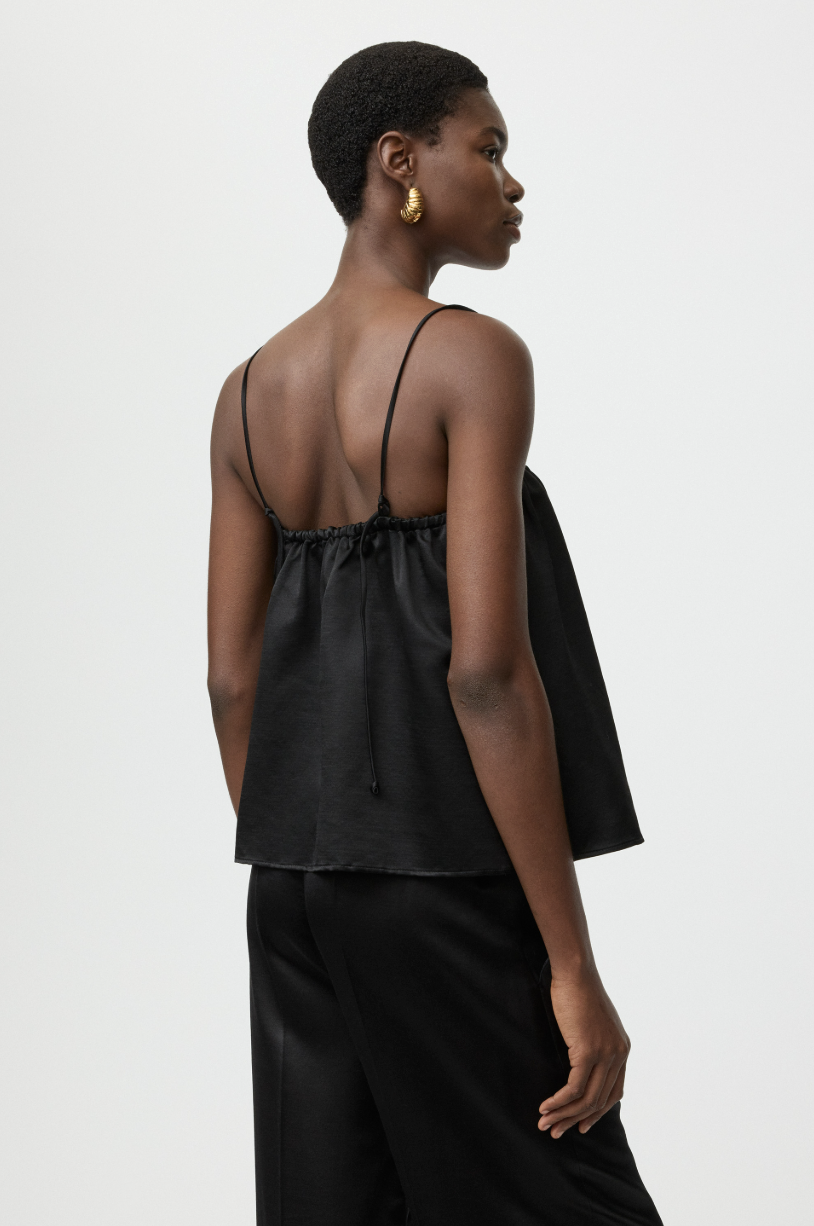 SILK SINGLET BLACK