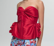 TASHA TAFFETA TOP
