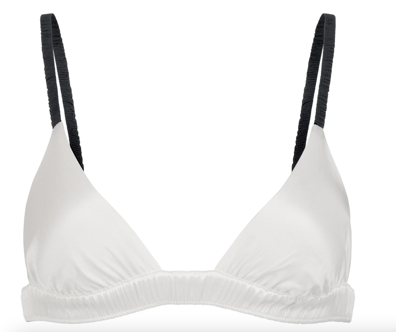 TRIANGLE BRALETTE SILK