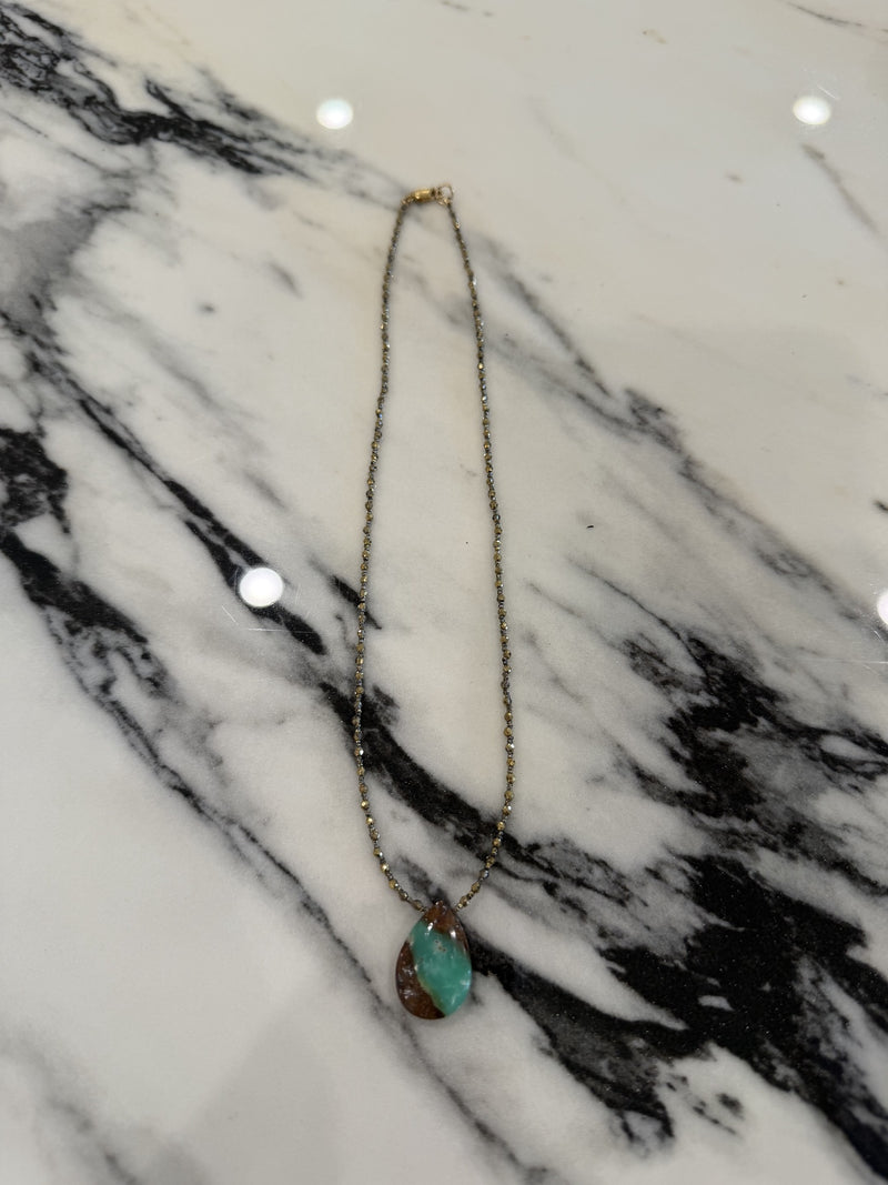 Ruby  Zoisite Necklace, Small