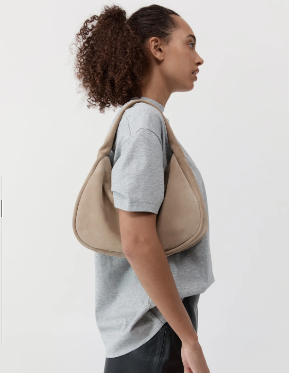 SUEDE LARGE BON BON BAG