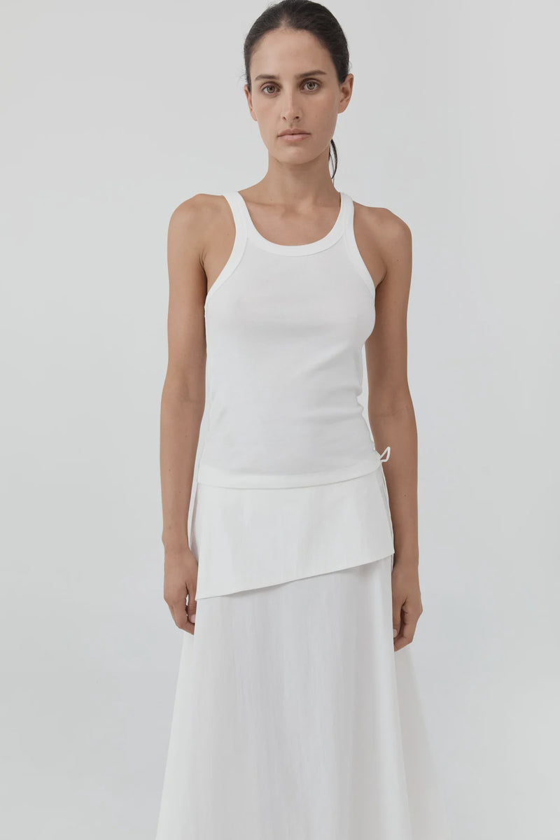 COTTON RACER SINGLET