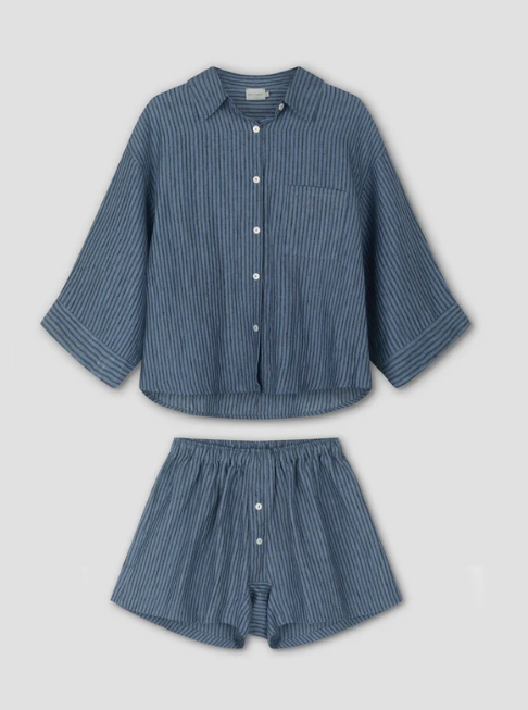 AZURE STRIPE SET