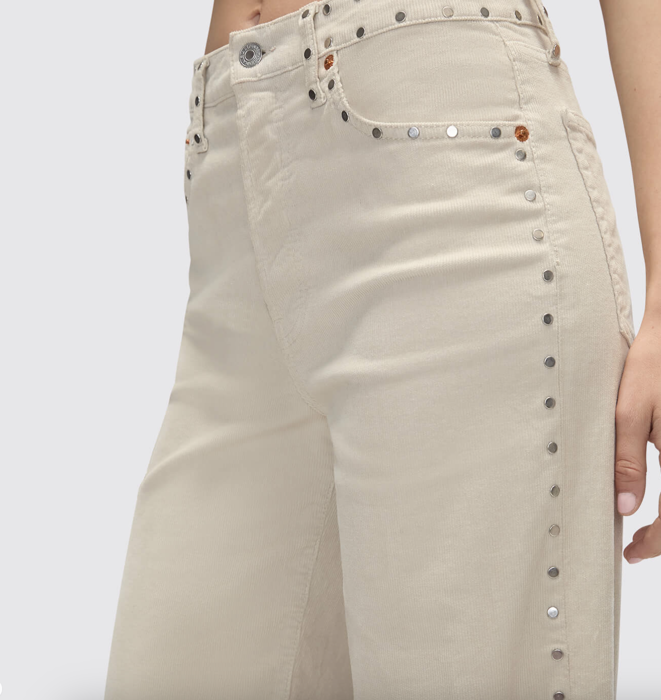 HIGH RISE WIDE LEG STUD