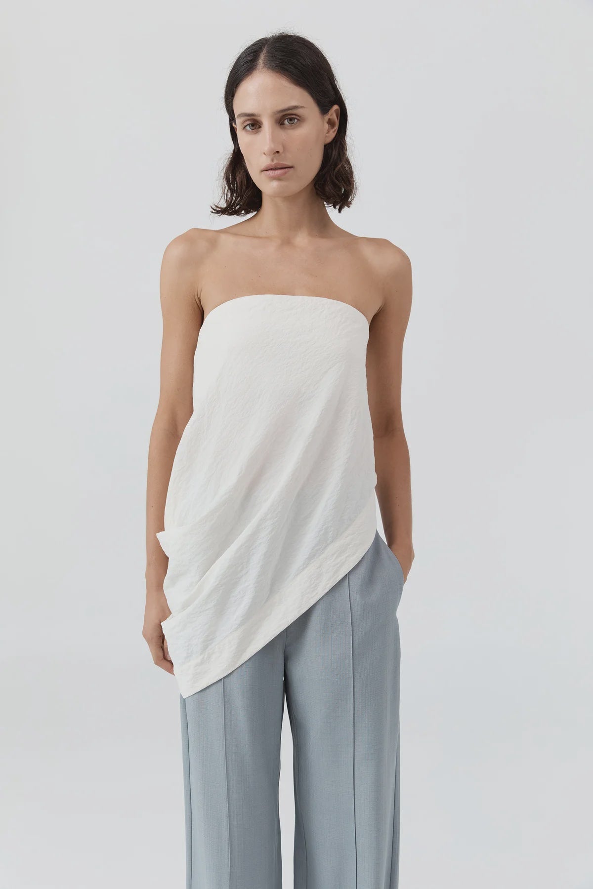 CLOUD ASYMM DRAPE TOP