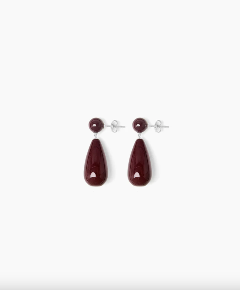 THE LOLA EARRINGS RED MOOKIATE