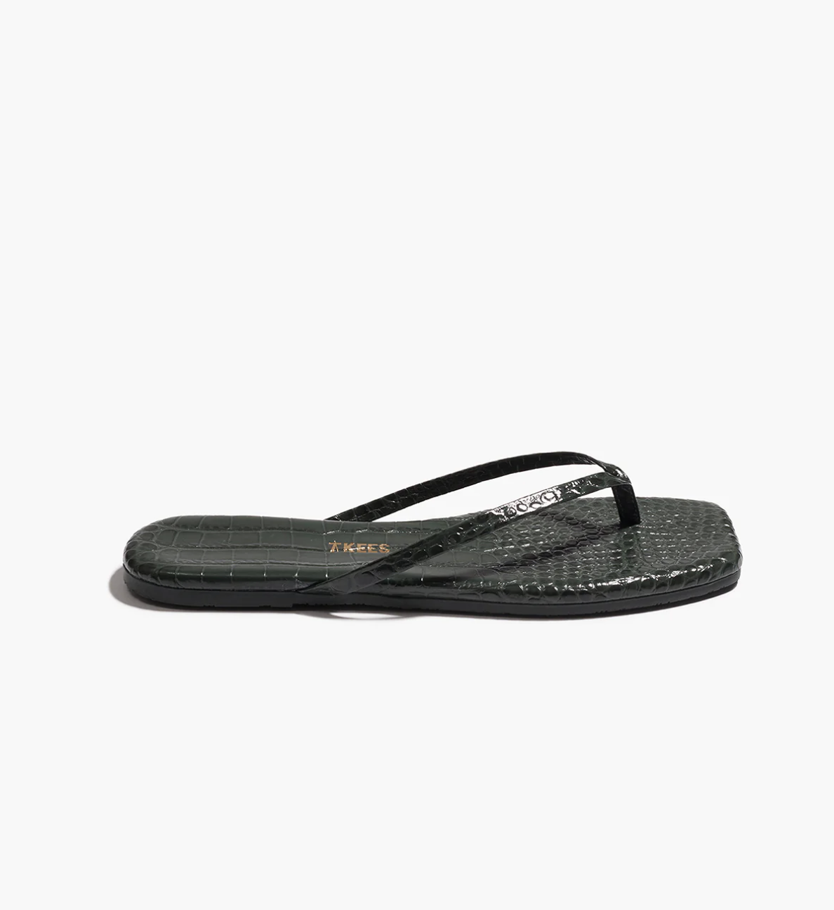 SQUARE LILY CROC EMERALD