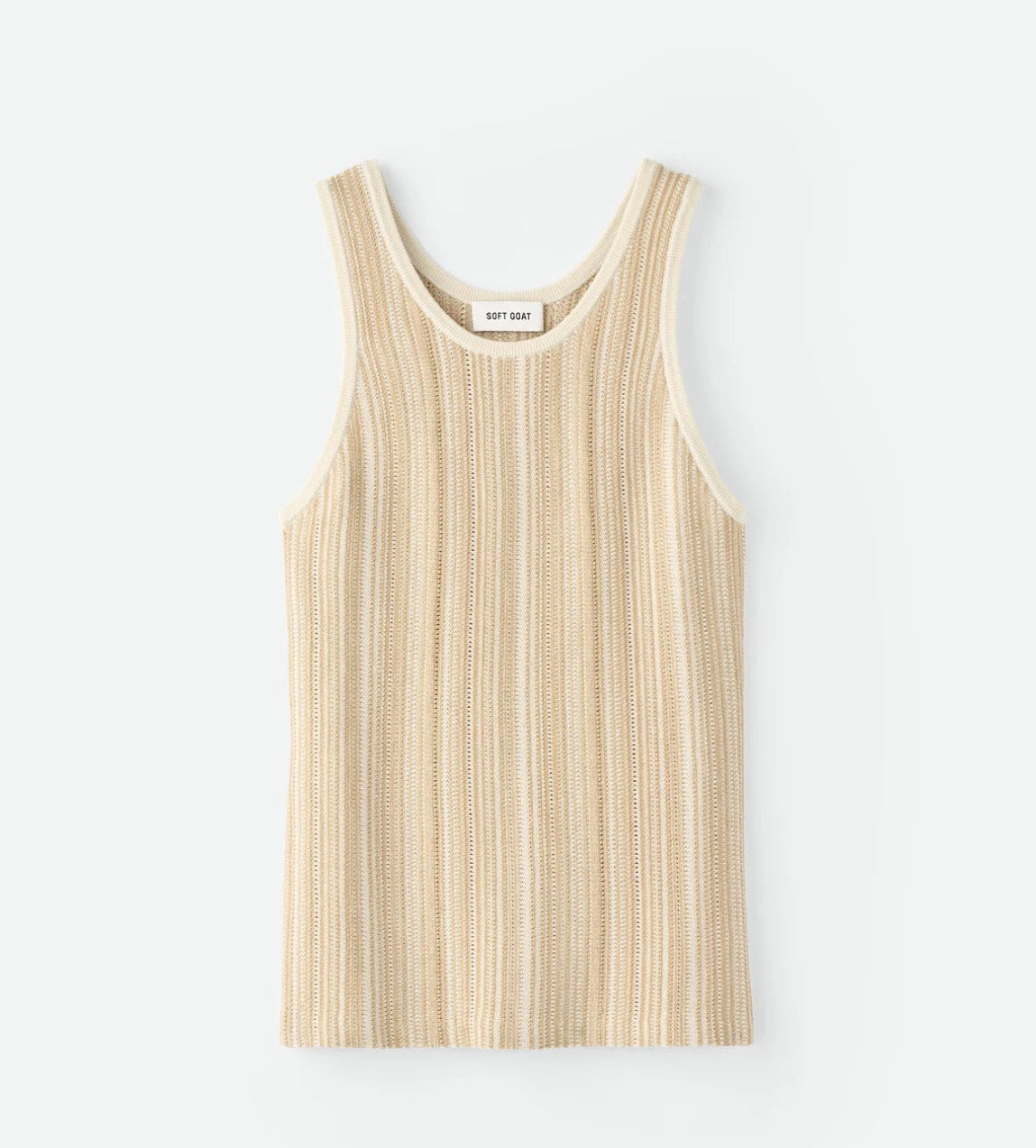 TEXTURED STRIPED SINGLET